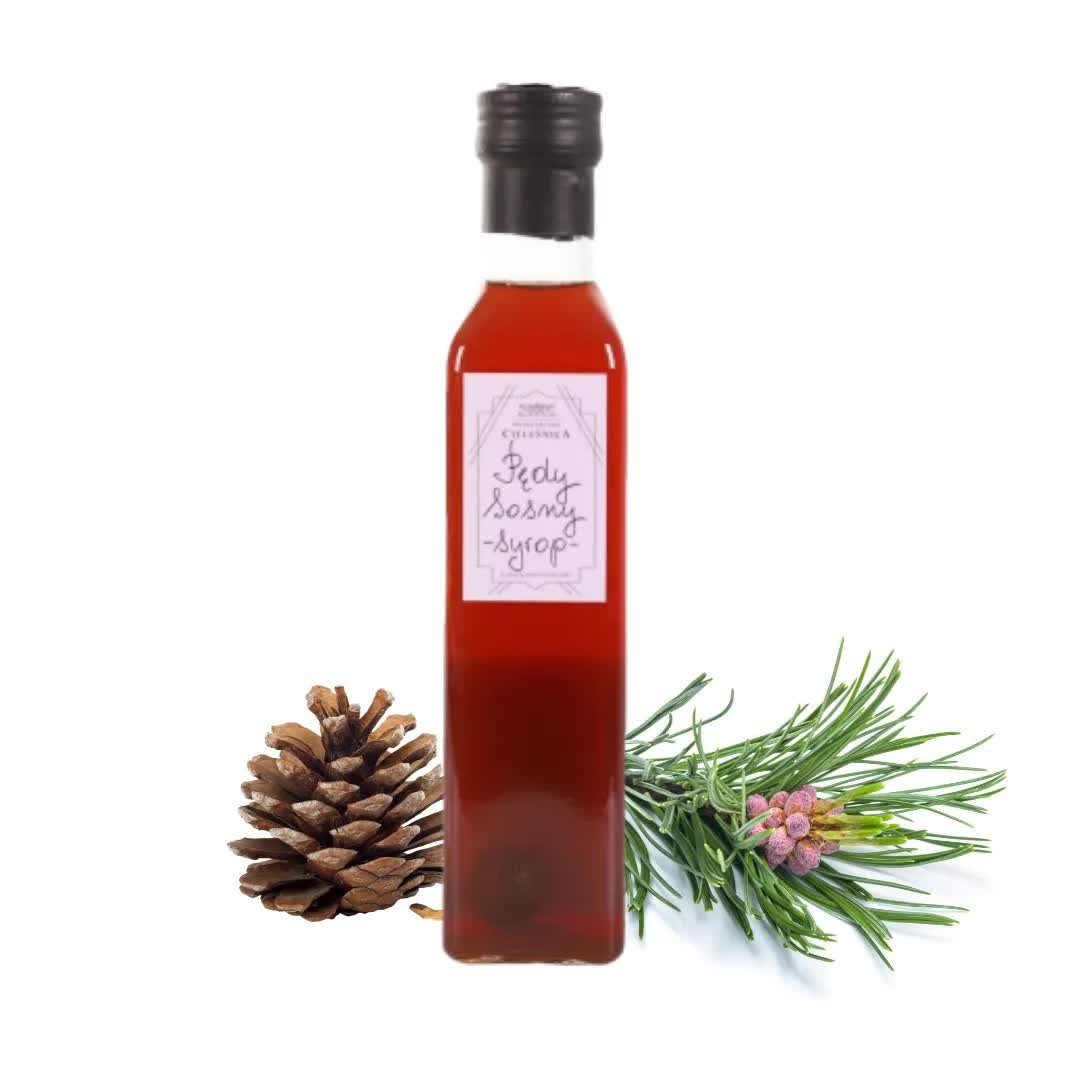 Syrop z Pędów Sosny 230 ml - Manufaktura Cieleśnica