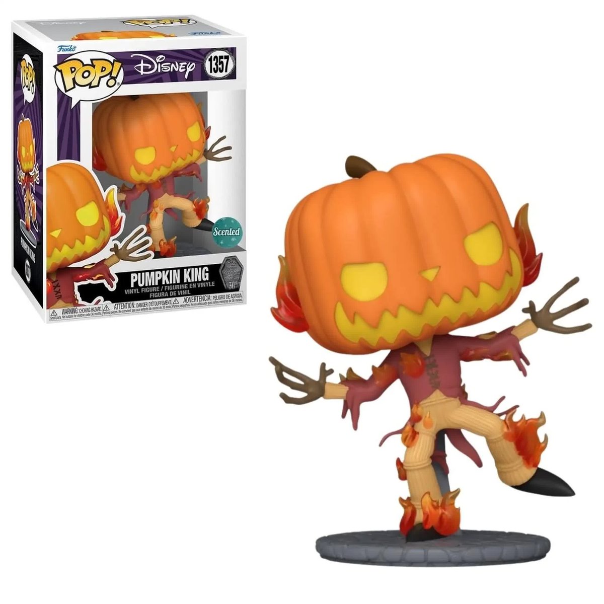 Funko Pop! Disney: Nightmare Before Christmas - Pumpkin King (Scented) #1357 (Exclusive)