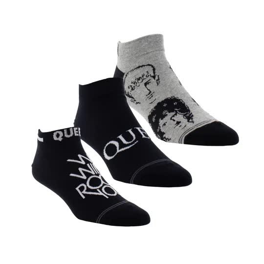 stopki QUEEN - WE WILL ROCK YOU, zestaw 3 par-40/46