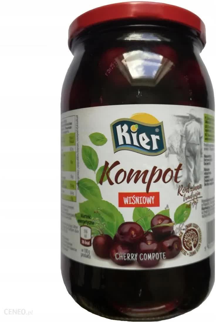 Kompot wiśniowy 920g/380g
