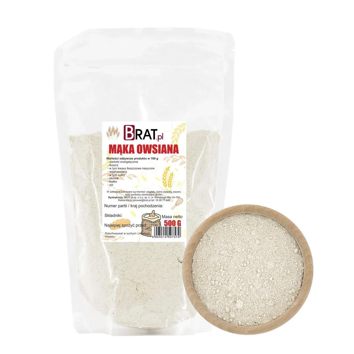 Mąka owsiana 500g