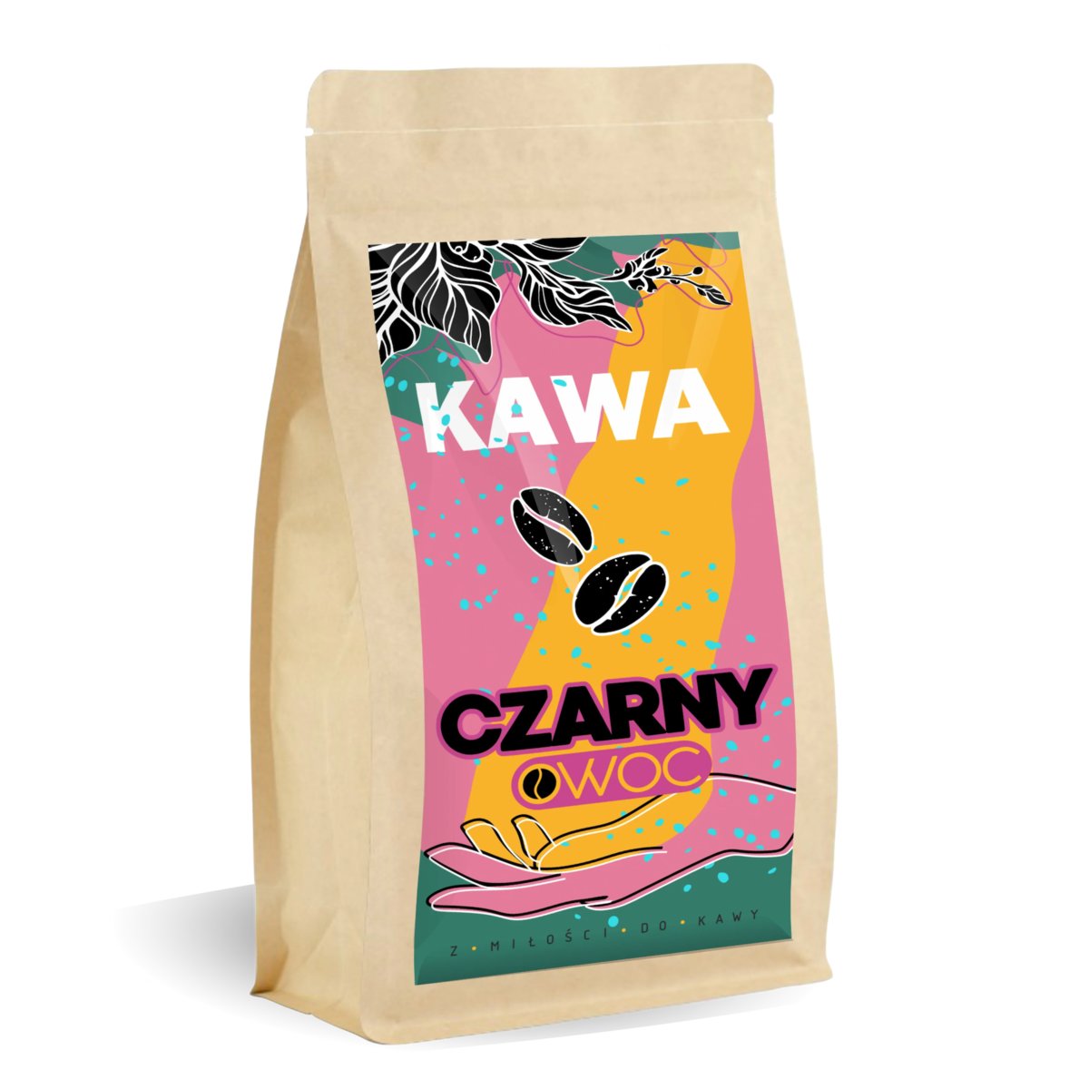 Kawa “Czarny Owoc” 1kg – etykieta BACK TO SCHOOL