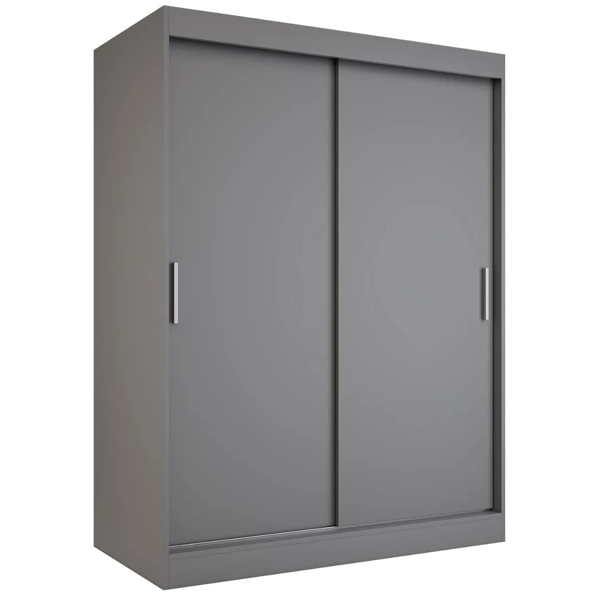 Szafa przesuwna MODUO COMFORT 150 antracyt gładka