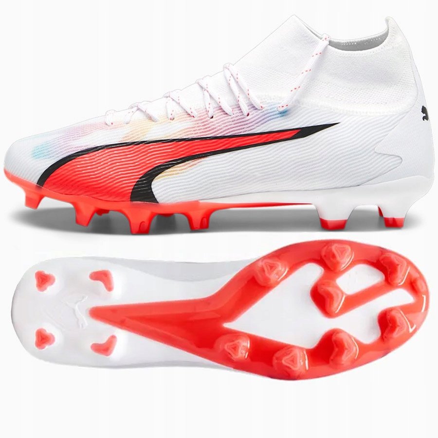 Buty Puma Ultra Pro FG/AG 107422-01 biały 44