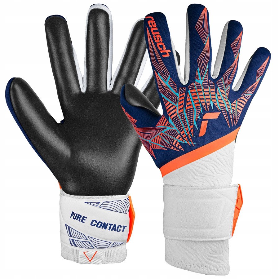 Rękawice Reusch Pure Contact Gold 54 70 100 4848 granatowy 8,5