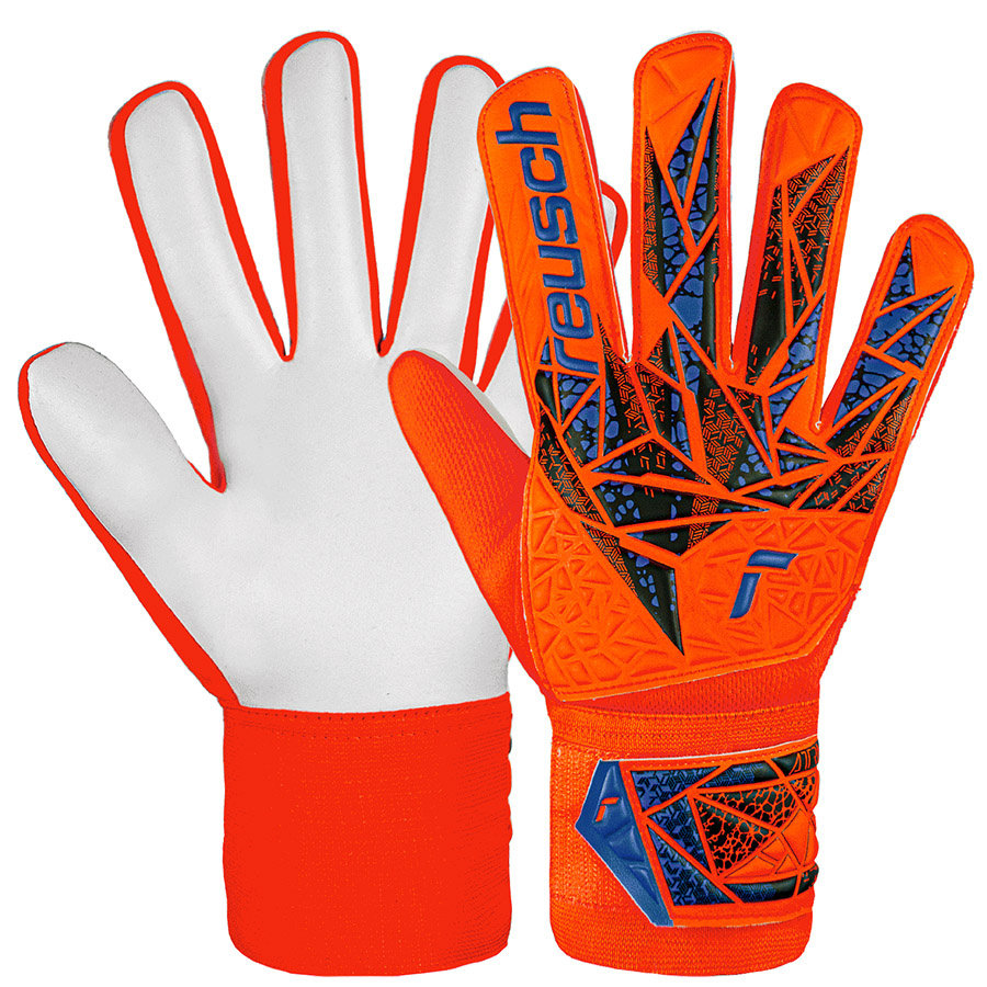 Rękawice Reusch Attrakt Starter Solid 54 70 514 2210 pomarańczowy 9,5