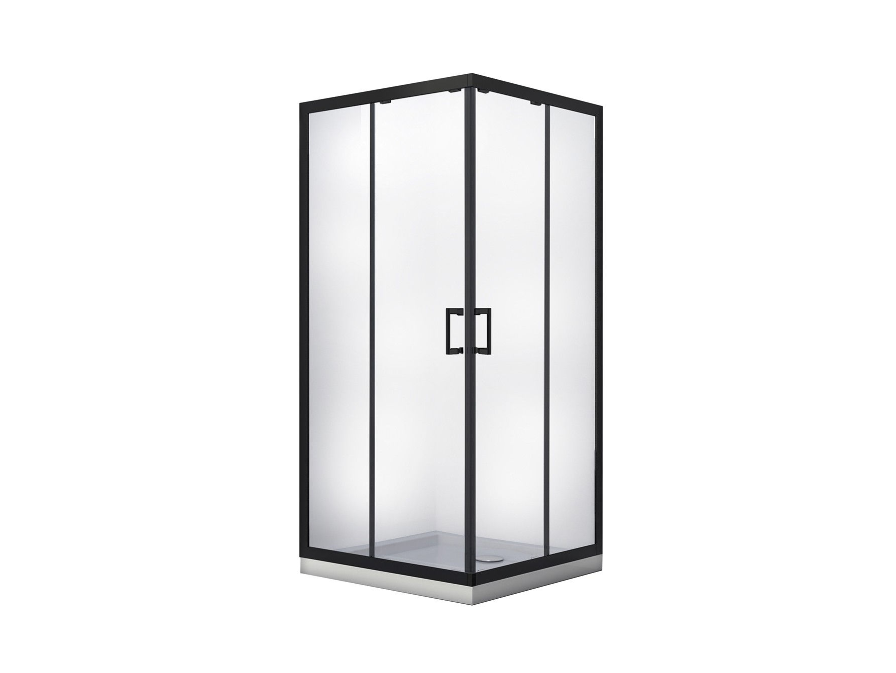 Kabina Prysznicowa Kwadratowa Modern Black 80X80X190 Mkb-80-190-C