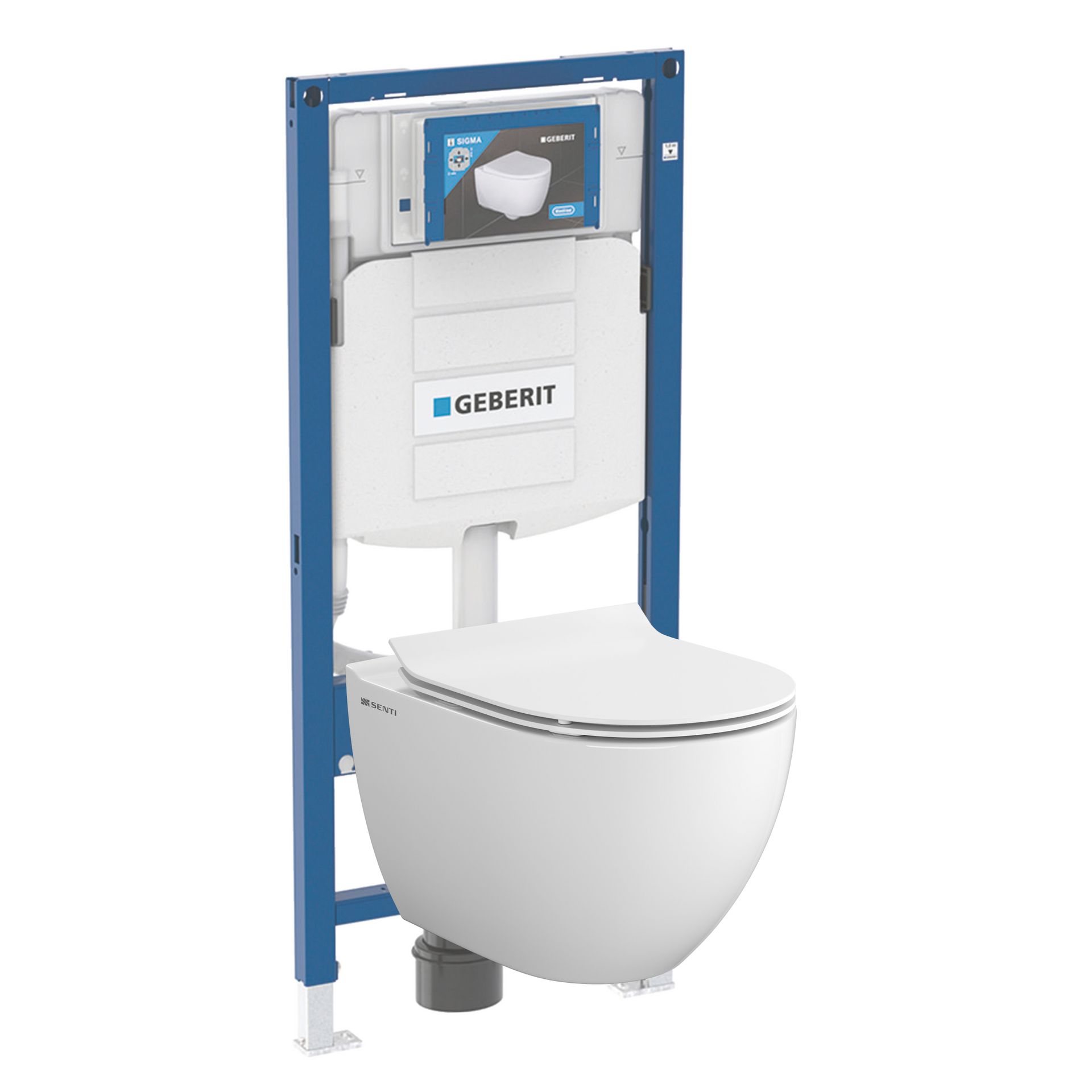 Zestaw Podtynkowy WC Geberit Duofix Sigma Senti Costano