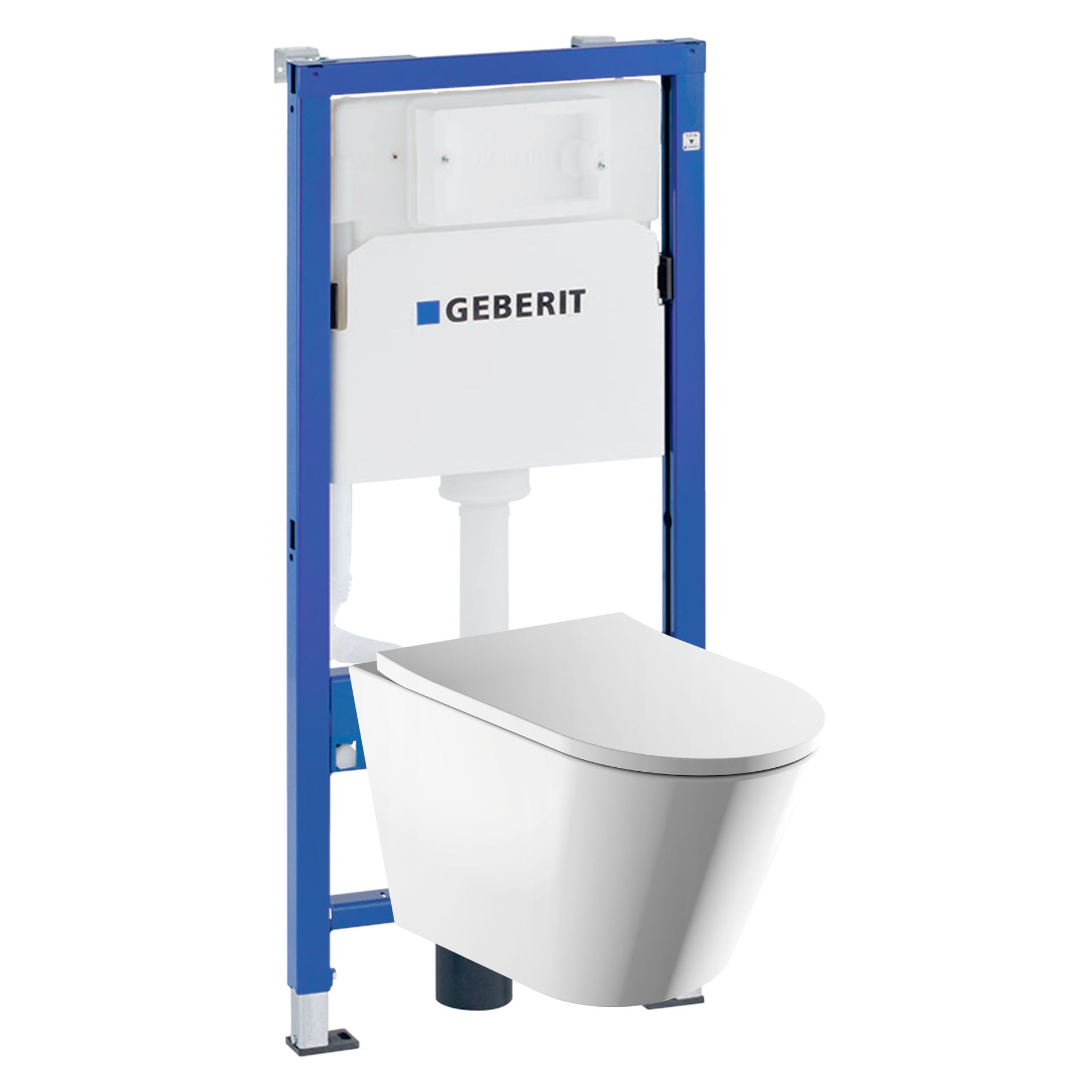 Zestaw Podtynkowy WC Geberit Duofix Delta Omnires Tampa biała