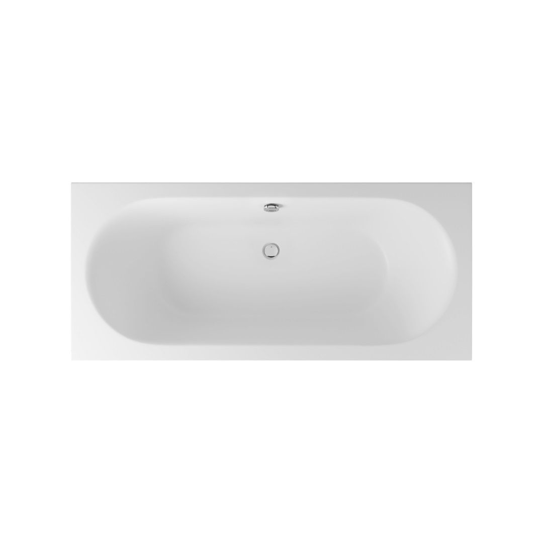 Wanna do zabudowy Excellent Oceana Slim 170x75 cm prostokątna biały mat WAEX.OCE17EDMS