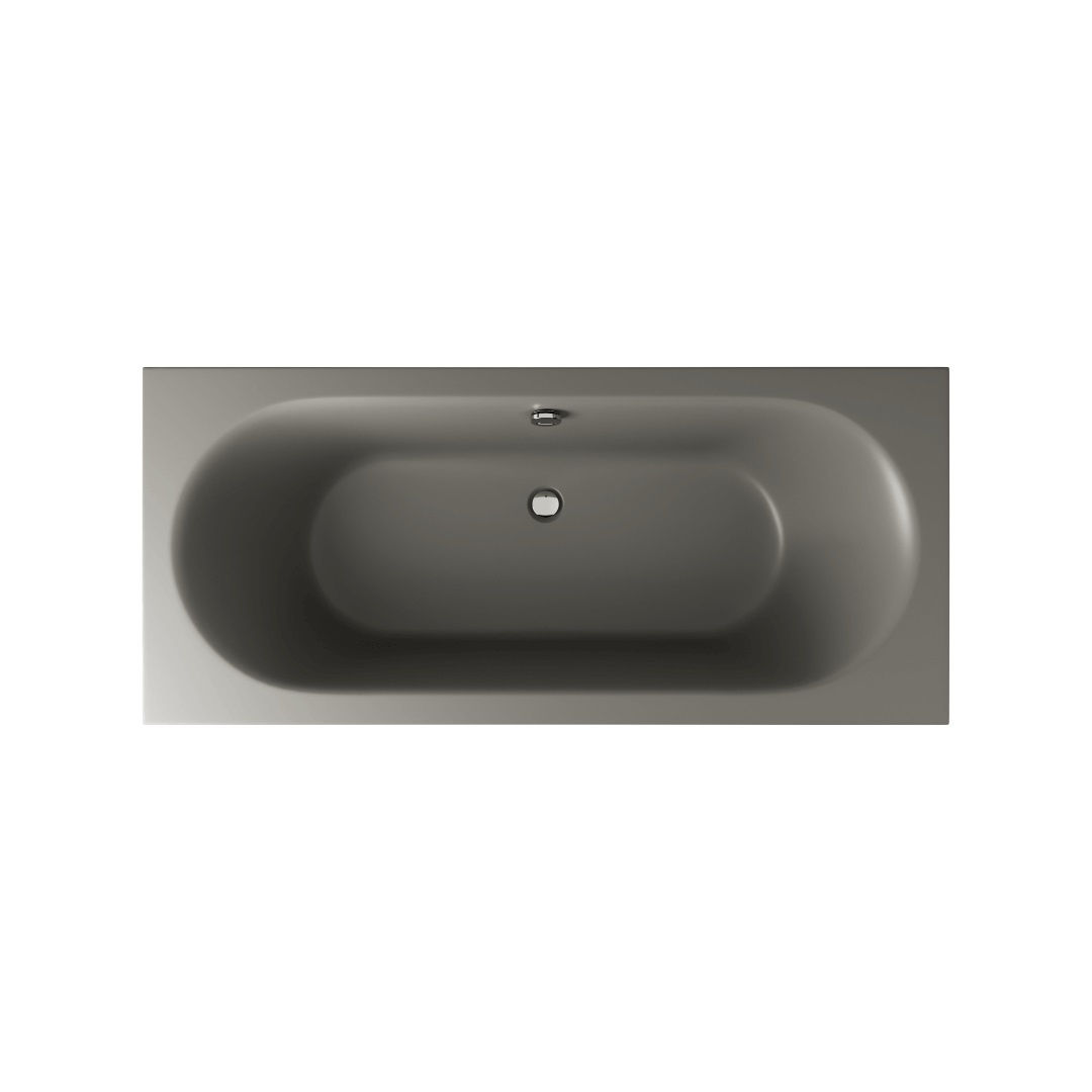Wanna do zabudowy Excellent Oceana Slim 180x80 cm prostokątna szary mat WAEX.OCE18CMMS