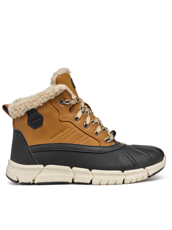 Geox Kozaki J Flexyper Boy B Abx J269XE 0ME50 C2G9B S Brązowy