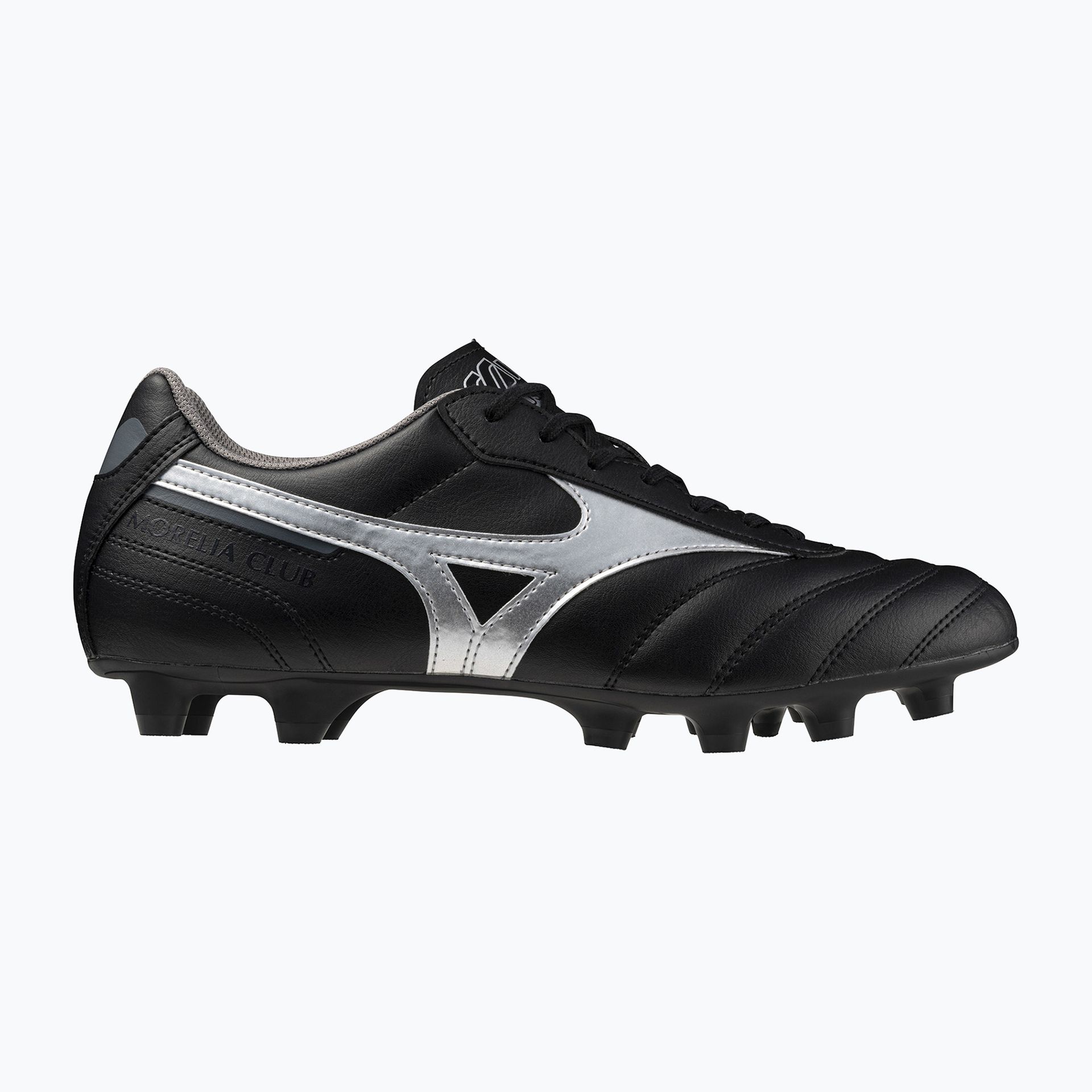 Buty piłkarskie męskie Mizuno Morelia II Club FG black/galaxy silver/dark shadow WYSYŁKA W 24H 30 DNI NA ZWROT