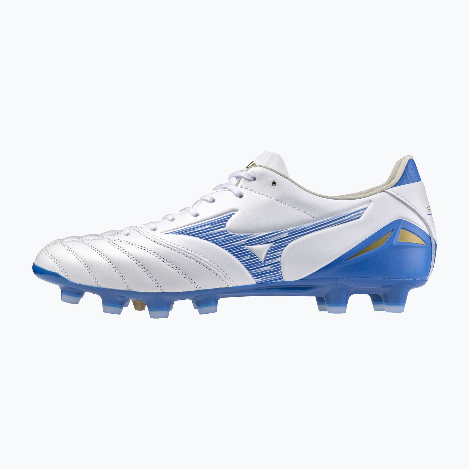 Buty piłkarskie męskie Mizuno Morelia Neo IV Pro FG laser blue/white WYSYŁKA W 24H 30 DNI NA ZWROT