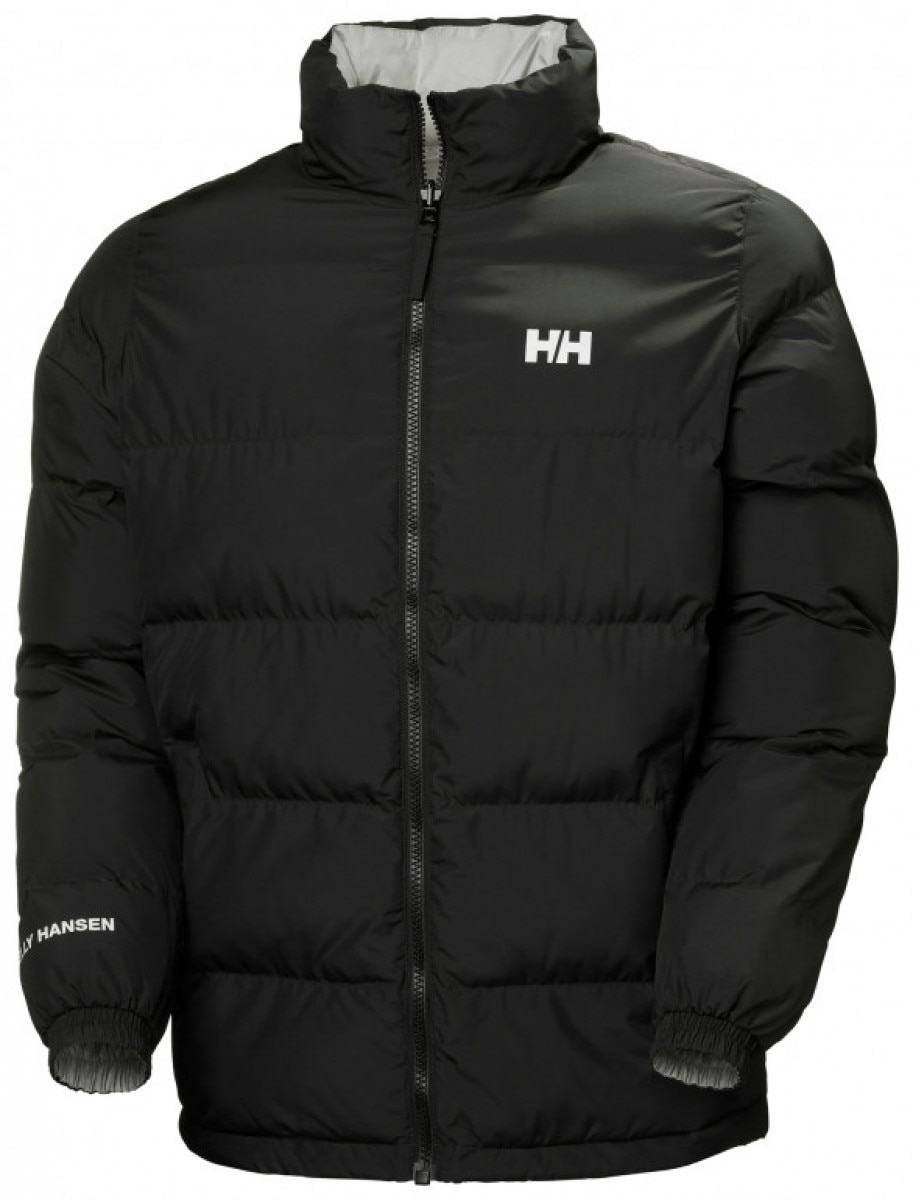 Męska kurtka puchowa pikowana dwustronna Helly Hansen Men's Yu 23 Reversible Puffer - czarna - HELLY HANSEN