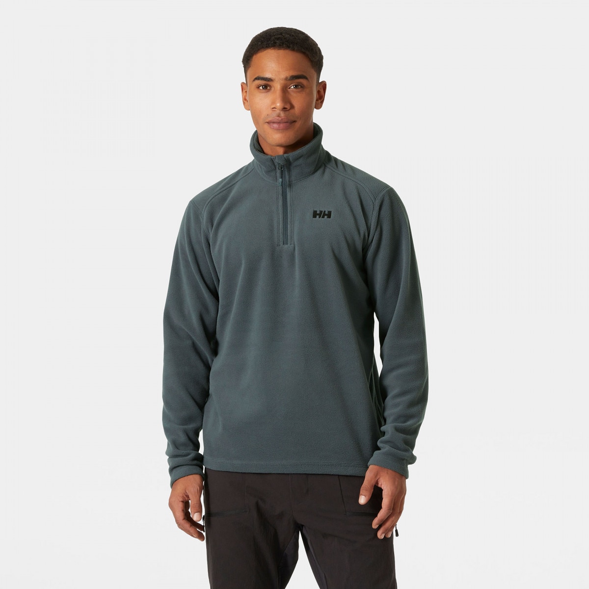 Męski polar nierozpinany bez kaptura Helly Hansen Daybreaker Fleece - szary - HELLY HANSEN