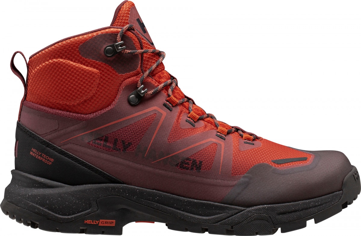 Męskie buty trekkingowe Helly Hansen Cascade Mid HT - pomarańczowe - HELLY HANSEN