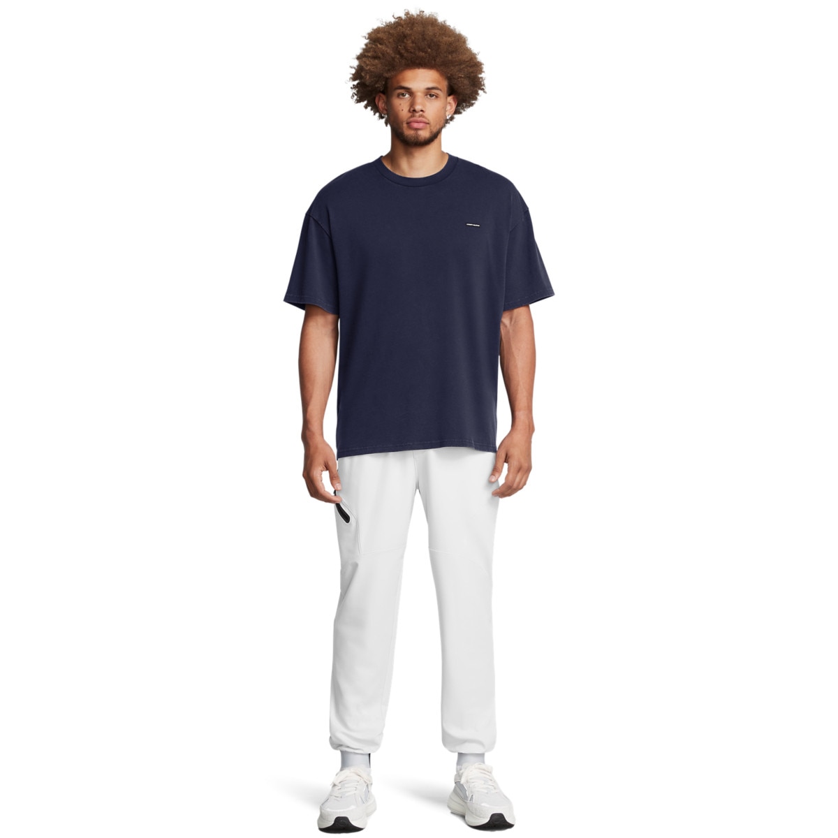 Męskie spodnie treningowe Under Armour UA Unstoppable Joggers - białe - UNDER ARMOUR