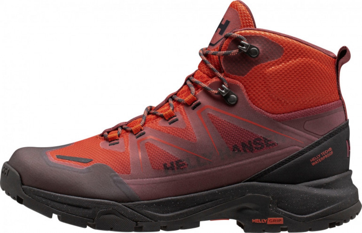 Męskie buty trekkingowe Helly Hansen Cascade Mid HT - pomarańczowe - HELLY HANSEN