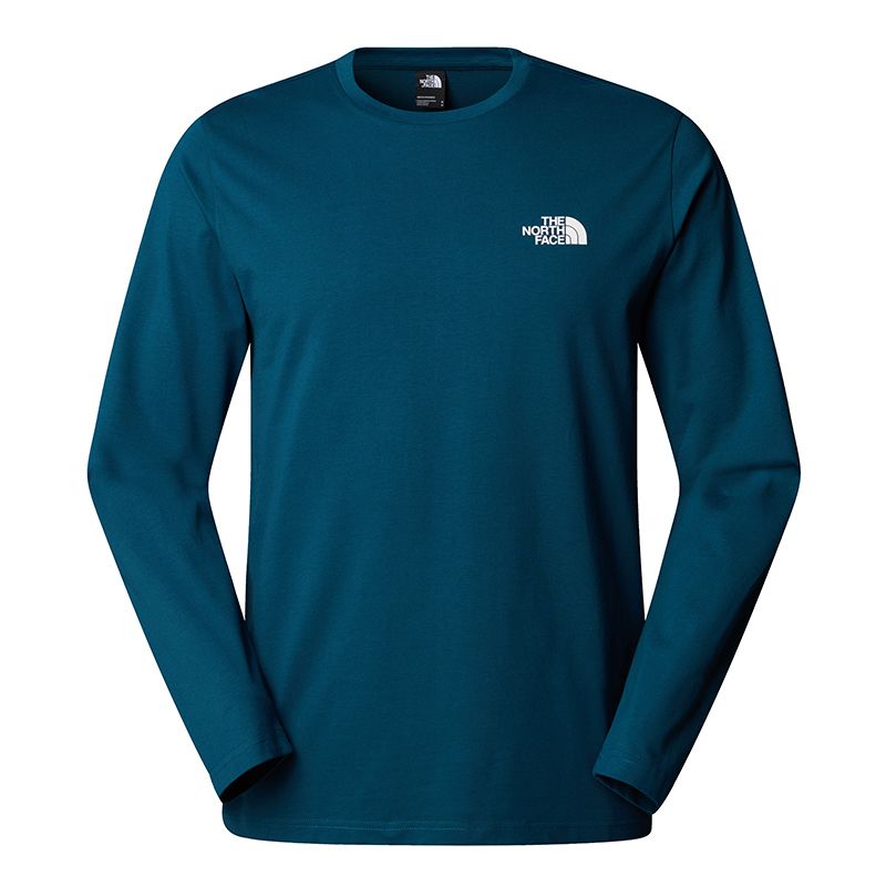 Koszulka The North Face Simple Dome 0A87QN1NO1 - niebieska