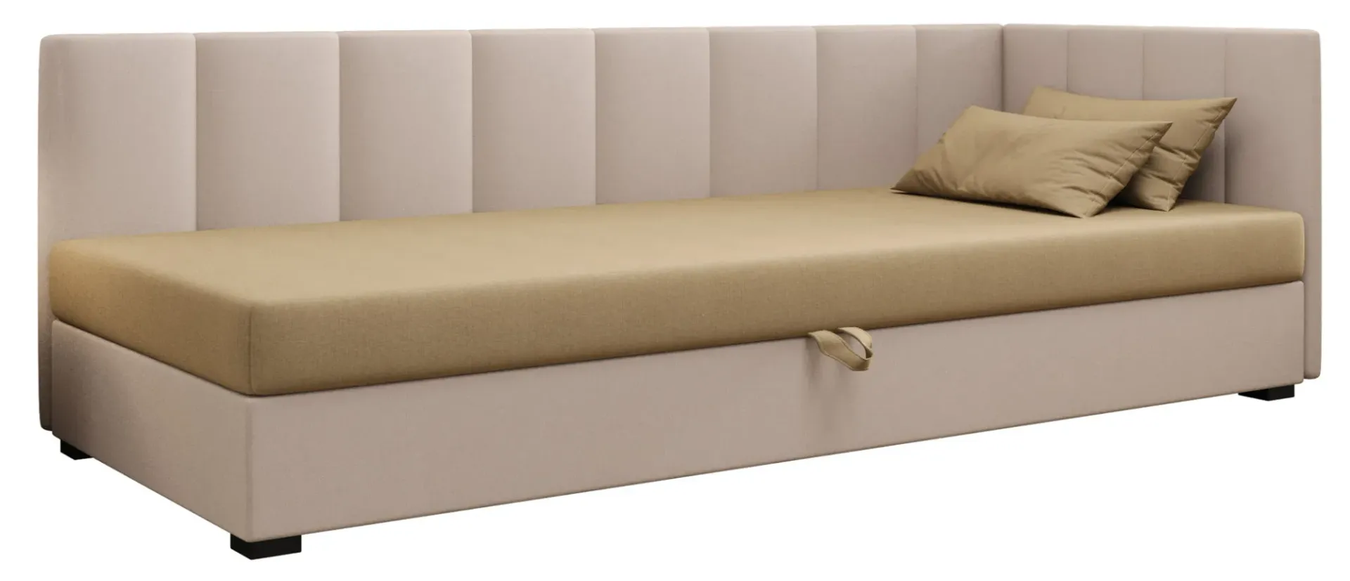 Tapczan Jednoosobowy Cappuccino + Ecru Z7-E03