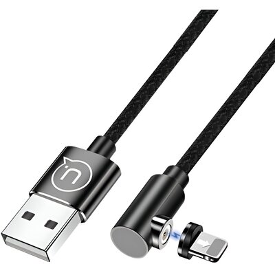 USAMS Kabel 90 Stopni Magnetyczny Do Iphone'a 1M