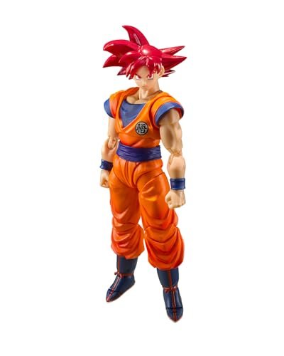 TAMASHII NATIONS - Dragon Ball Super - Super Saiyan God Son Goku -Saiyan God of Virtue-, Bandai Spirits SHFiguarts Figura de acción