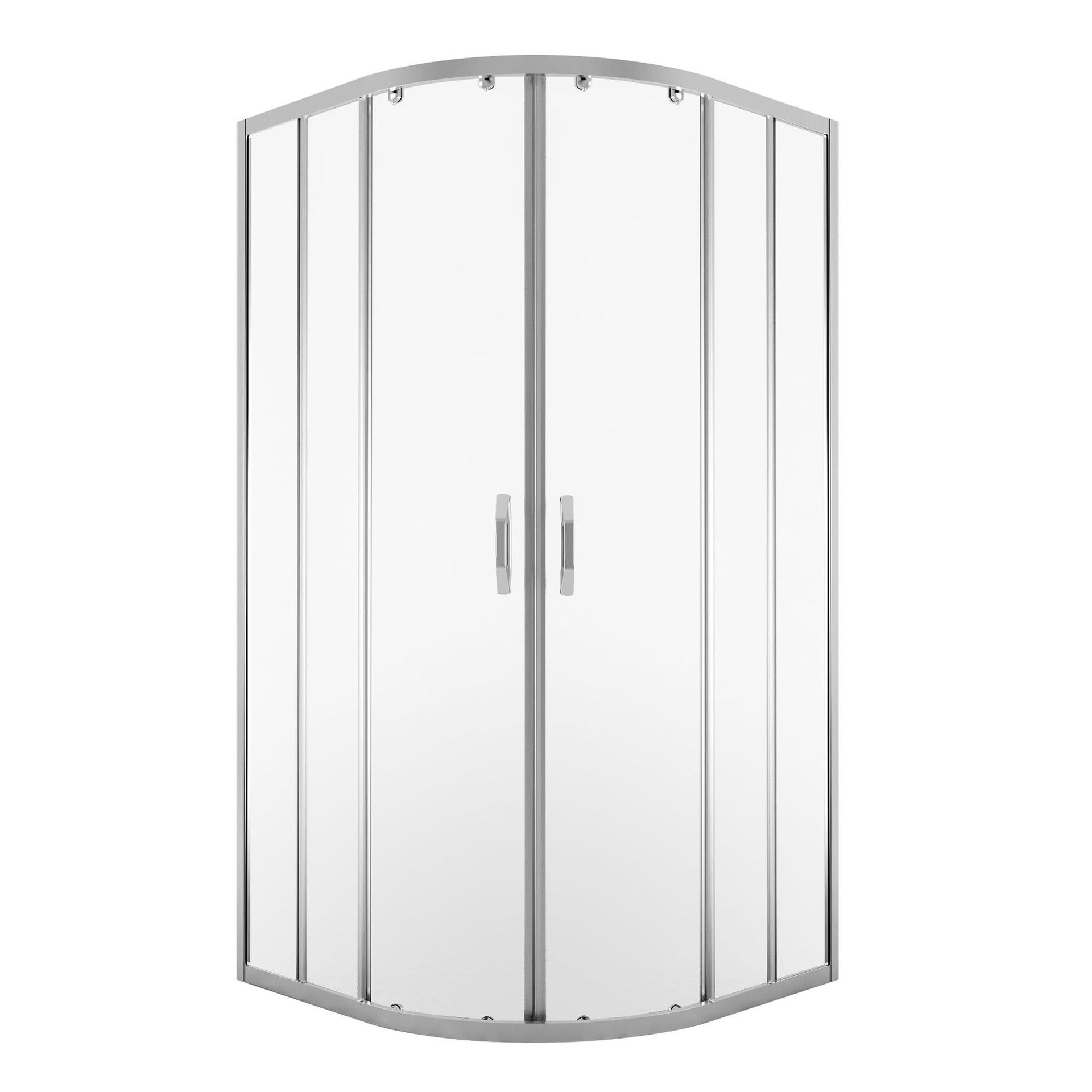 Kabina prysznicowa Durasan Flexi półokrągła zakres regulacji 80-100cm