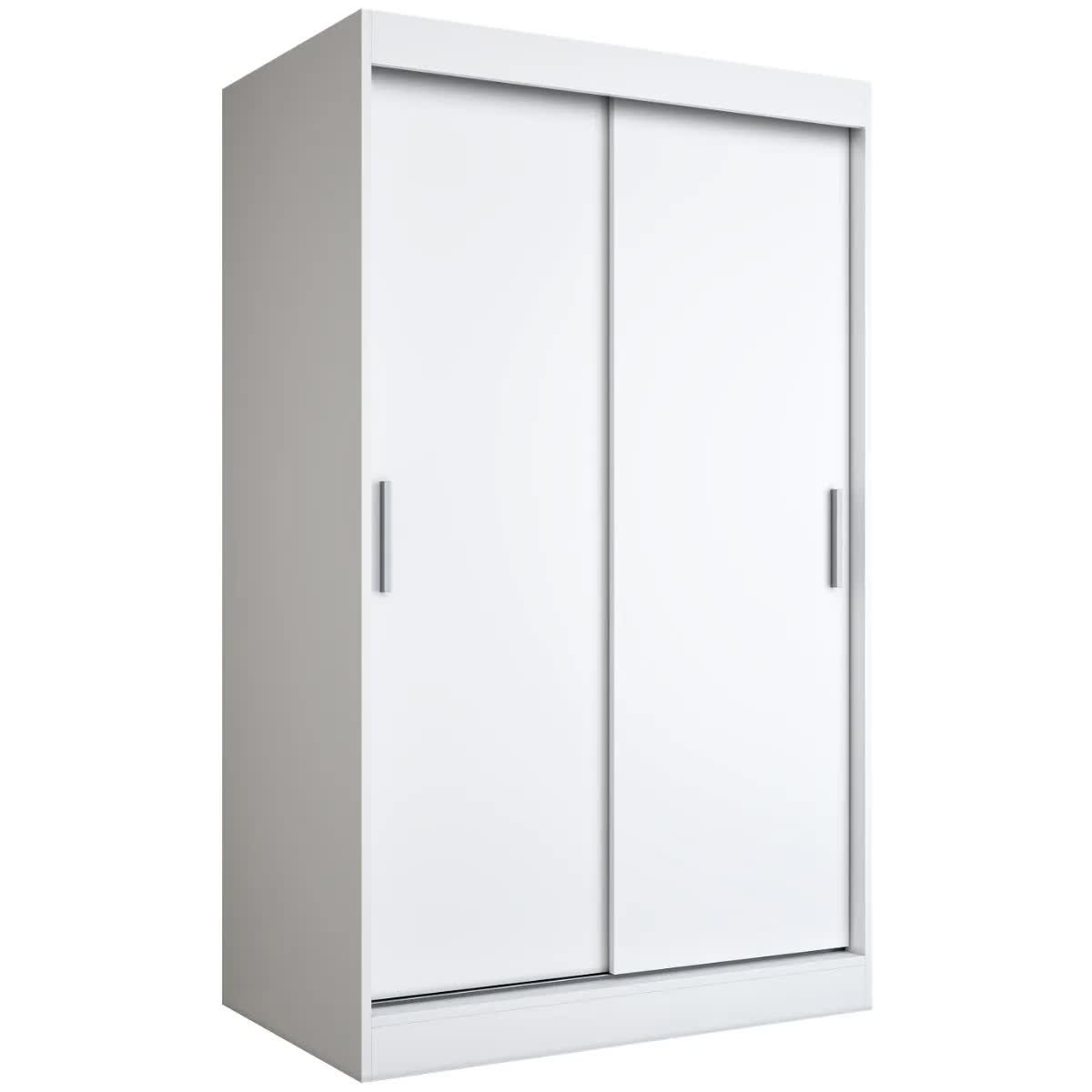 Szafa przesuwna MODUO COMFORT 120 biała mat gładka