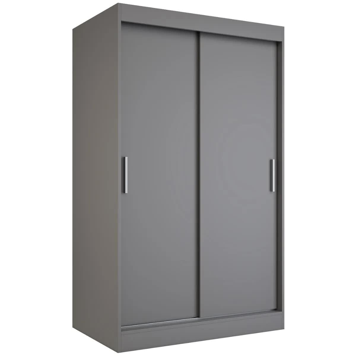 Szafa przesuwna MODUO COMFORT 120 antracyt gładka