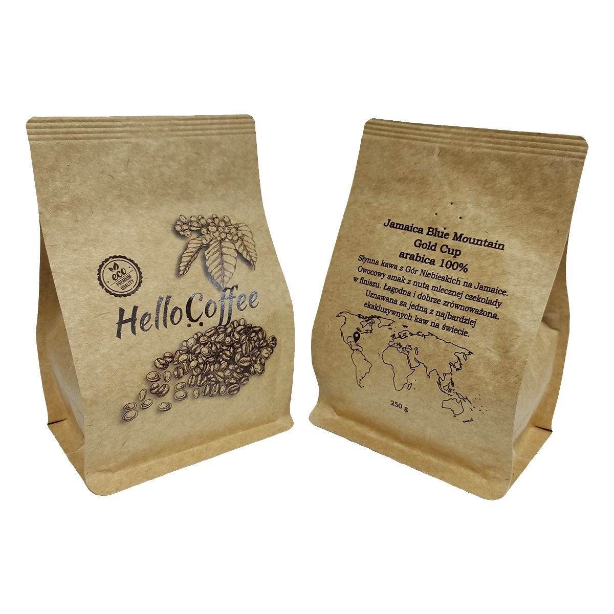 Kawa ziarnista Jamaica Blue Mountain - Gold Cup 100% arabica 250