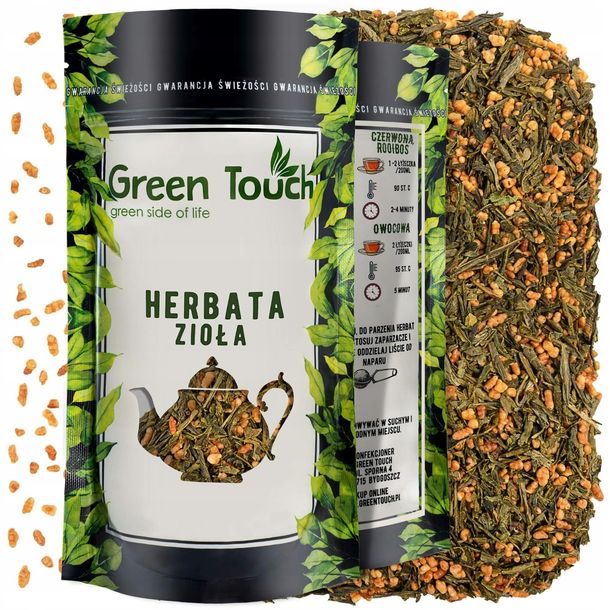 Herbata Zielona Japan Genmaicha Prażony Ryż 50g