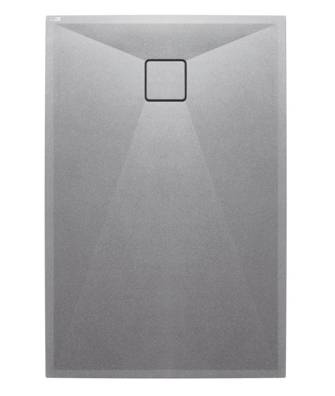 Deante Correo Brodzik prostokątny 100x70 cm szary metalik KQRS75B