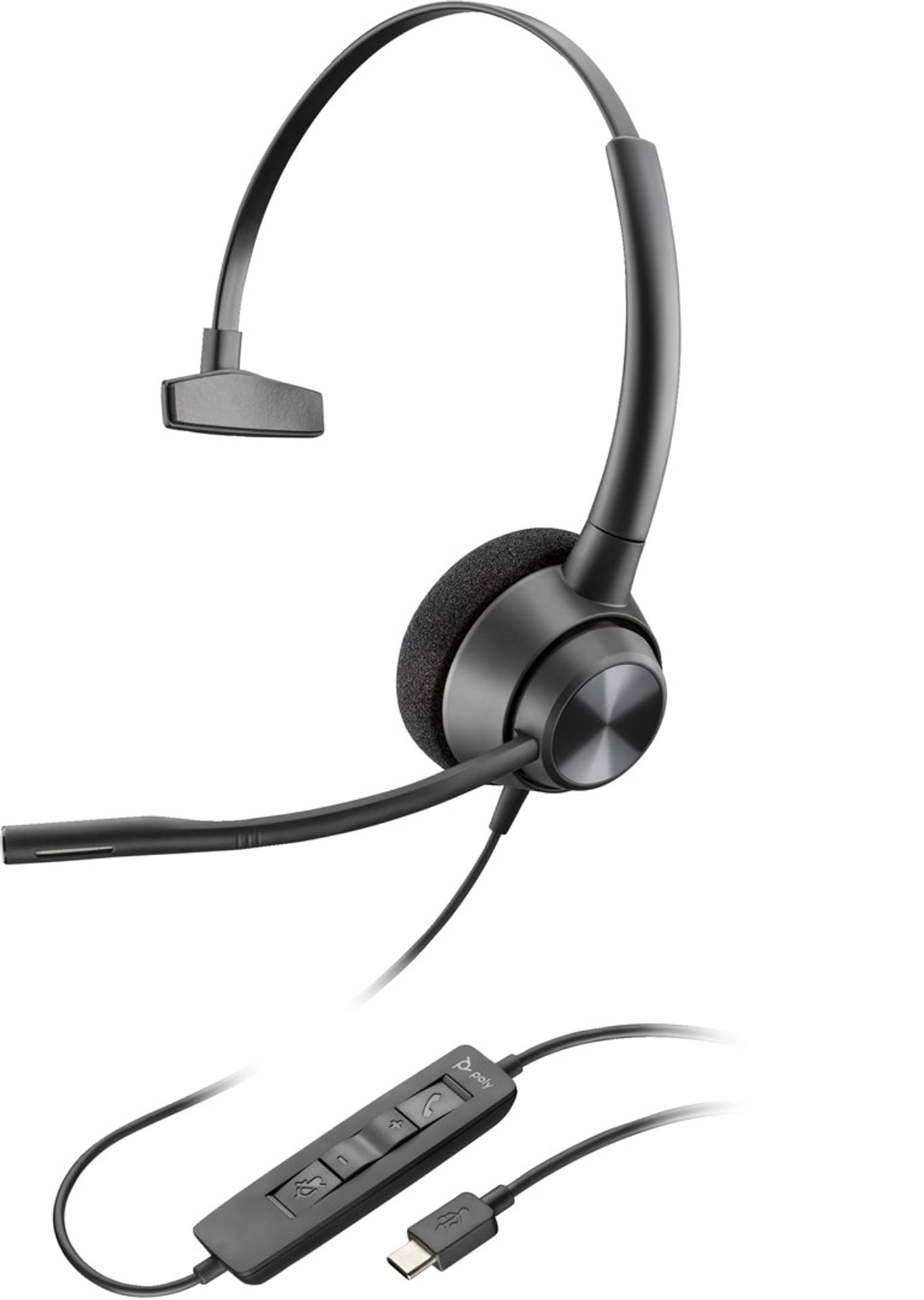 Poly EncorePro 310 USB-C Monoaural Headset TAA 760Q8AA