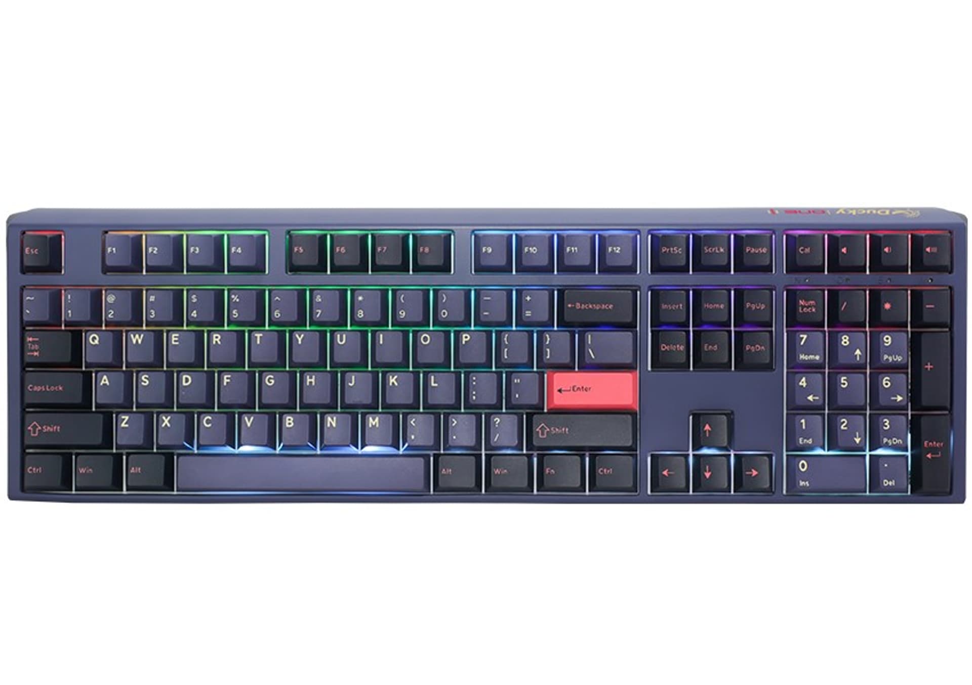 Ducky One 3 Cosmic Blue, RGB LED - MX-Blue (US) Klawiatura Gamingowa 100043085