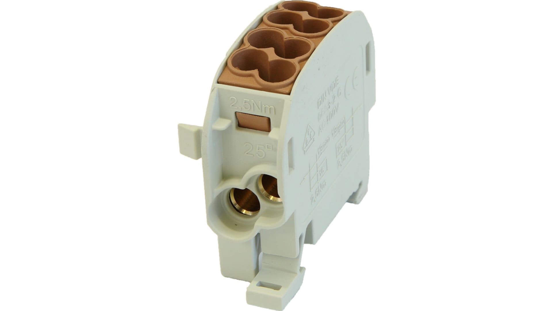 Simet Blok rozdzielczy - odgałęźny Al/Cu SCB 25 (80110) SIMBLOCK brązowy 81501015 81501015