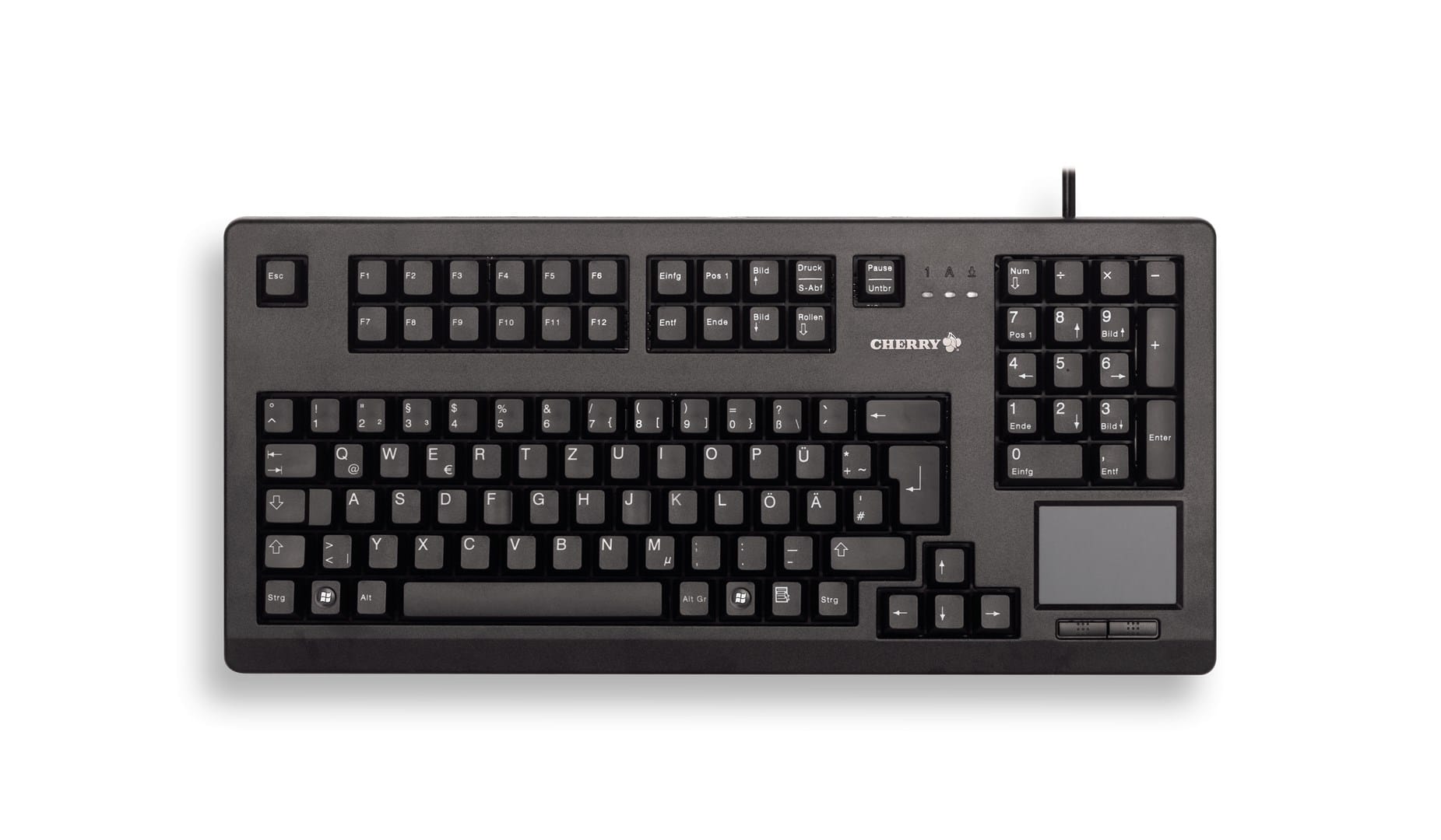 CHERRY TouchBoard G80-11900 USB QWERTZ Niemiecki Czarny  603617