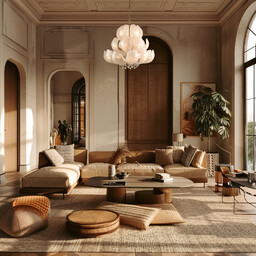 LAMPA WISZĄCA Cannes metalowy, mosiężny stelaż, szklany klosz, modern classic, duża