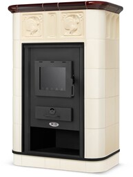 Piec kominek kaflowy stalowy ceramiczny IVALO by HIGHER 9kW