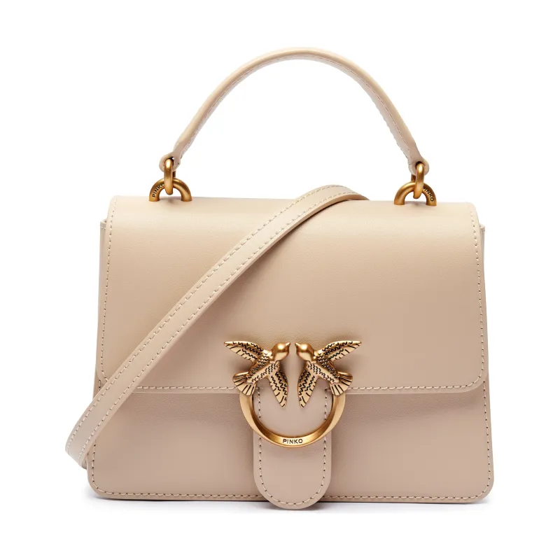 Pinko Skórzany kuferek Love One Top Handle Mini
