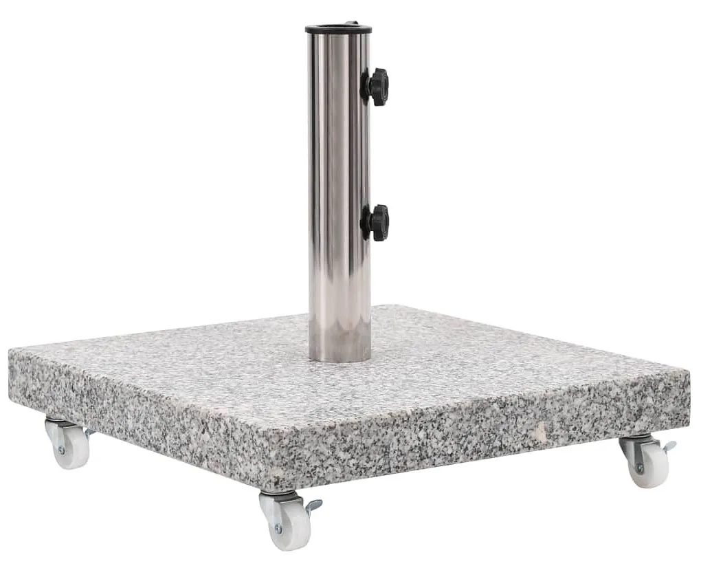 Szara granitowa podstawa do parasola ogrodowego S3-L97