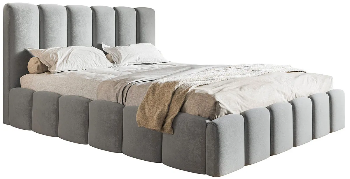 Łóżko Tapicerowane Z Zagłówkiem Pikowanym 180X200 G5-T72