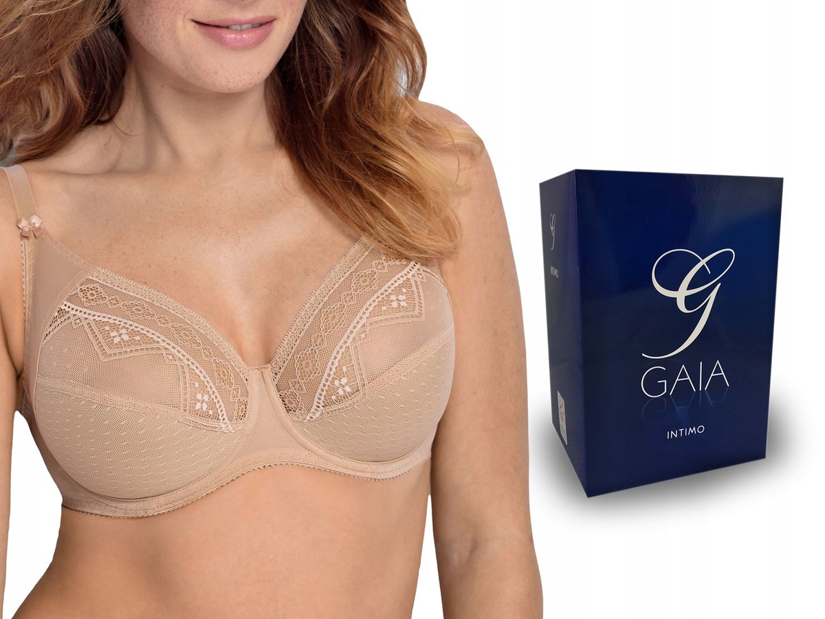 Gaia Nancy 059 , Biustonosz Soft , Beżowy , 70I