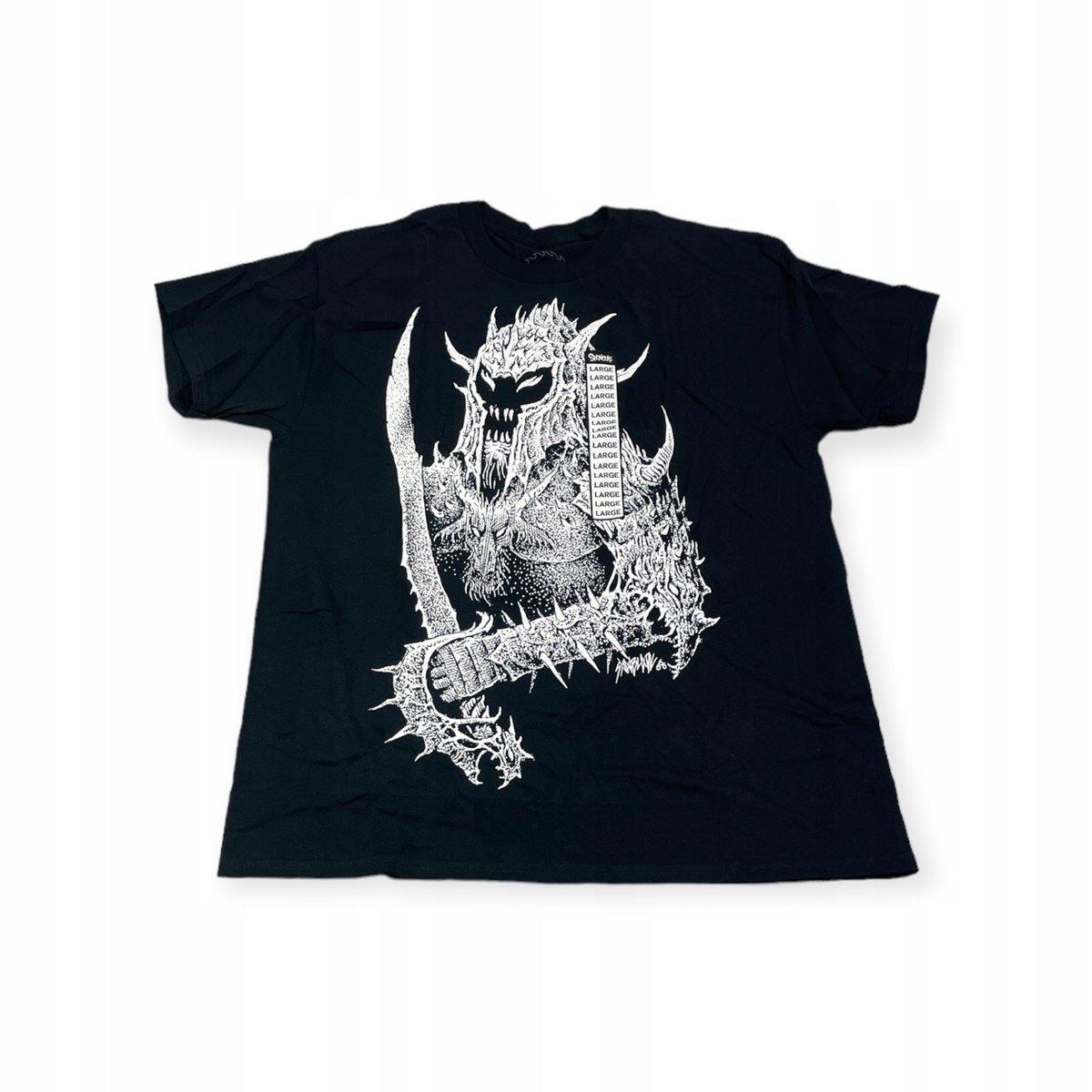 Koszulka T-shirt męski okrągły dekolt SPENCER'S nadruk L