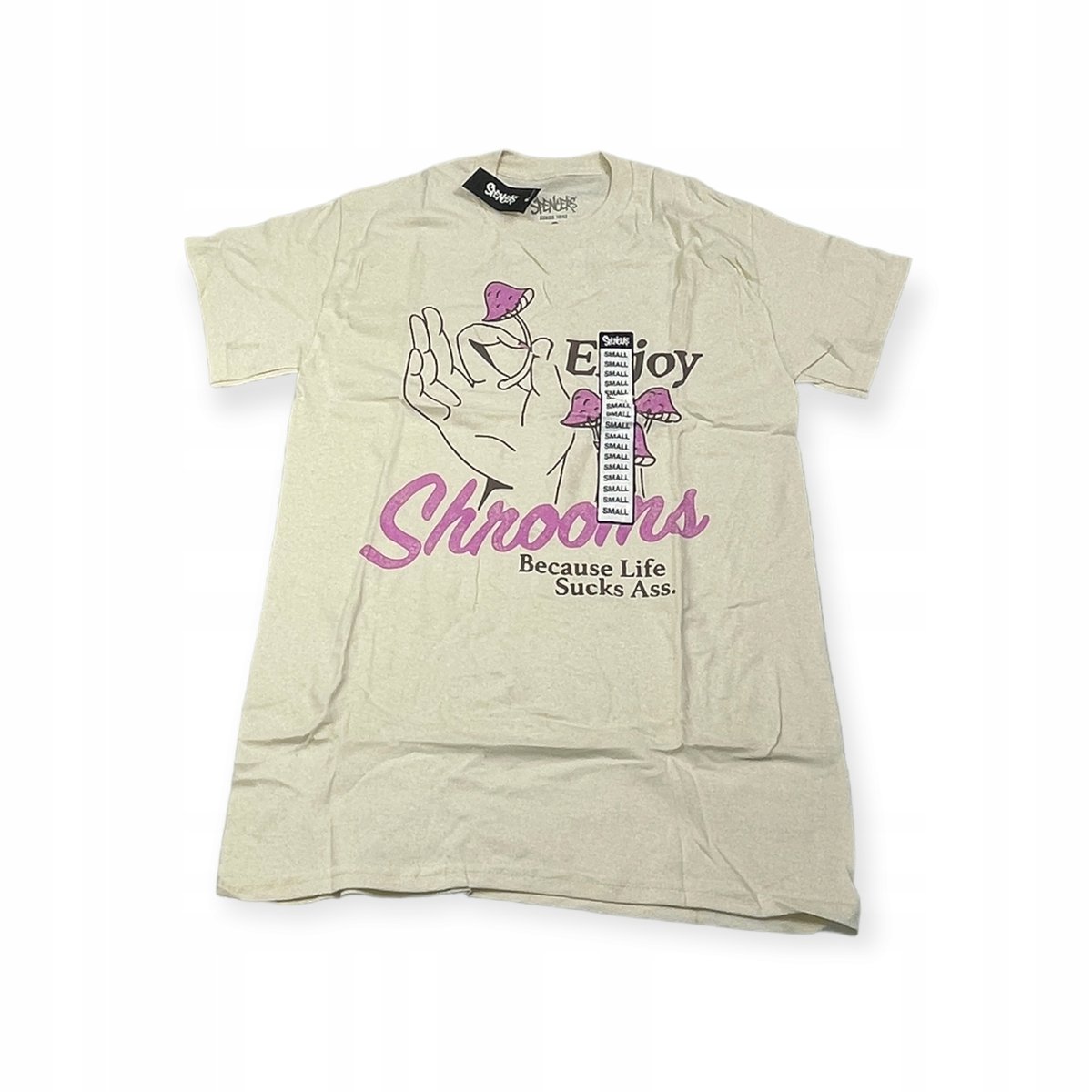 Koszulka T-shirt damska okrągły dekolt SPENCER'S NADRUK S