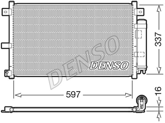 Skraplacz, klimatyzacja Denso DCN44001