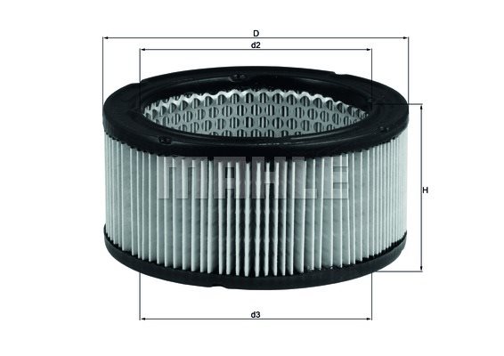Filtr powietrza Mahle LX 213