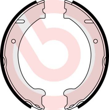 Zestaw szczęk hamulcowych, hamulec postojowy Brembo S 86 510