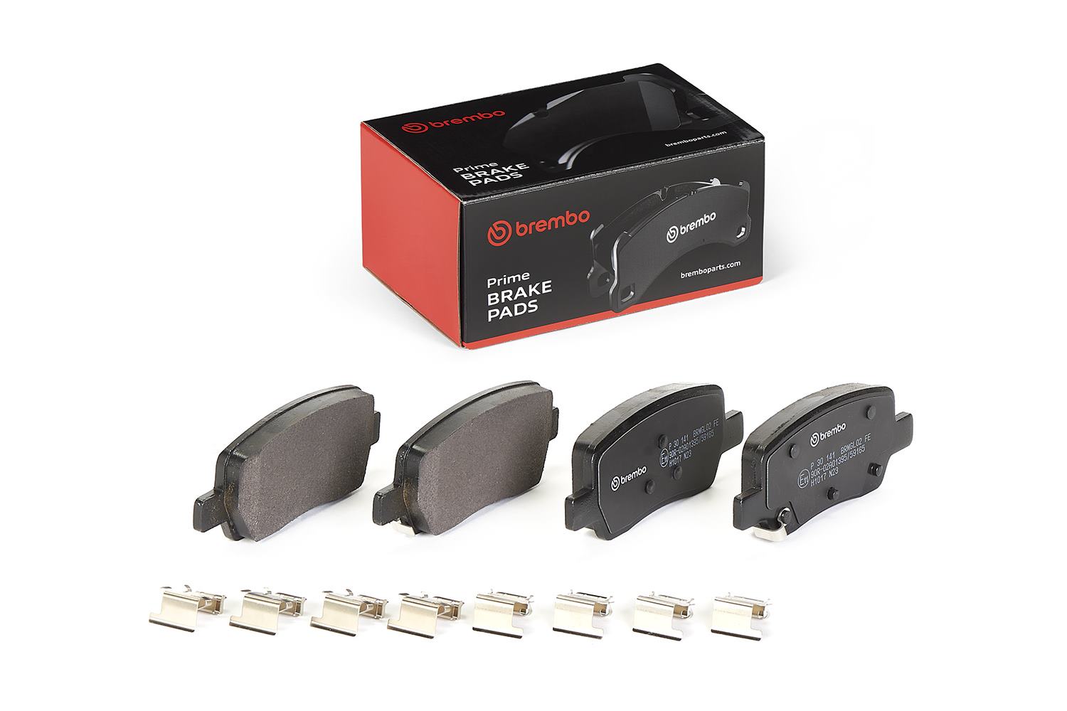 Zestaw klocków hamulcowych, hamulce tarczowe Brembo P 30 141