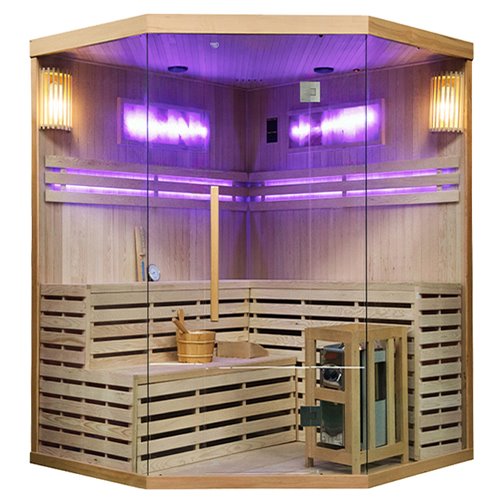 Sauna fińska 6 osobowa wysokotemperaturowa 8KW Harvia 200x200 cm Kemi6